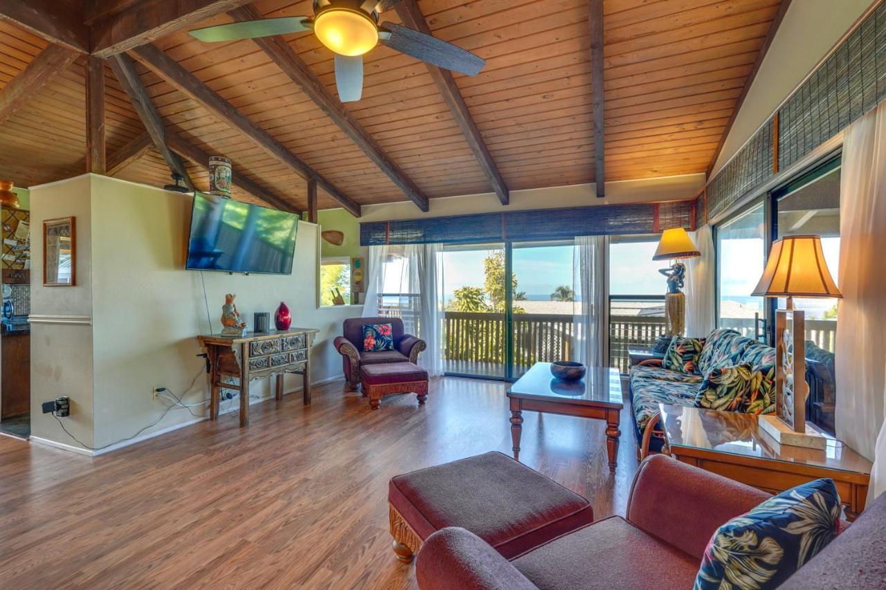 Kailua-Kona Coastal Refuge With Lanai And Ocean Views! Villa Exterior photo