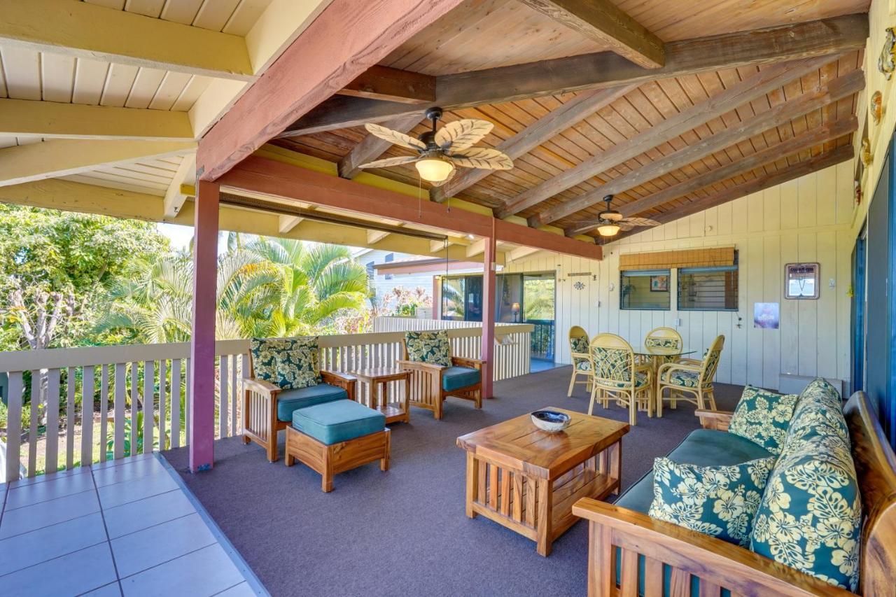 Kailua-Kona Coastal Refuge With Lanai And Ocean Views! Villa Exterior photo